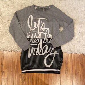 Long layered sweater